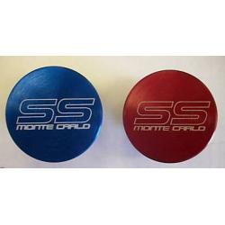 Monte Carlo SS Engraved Red Radiator Cap